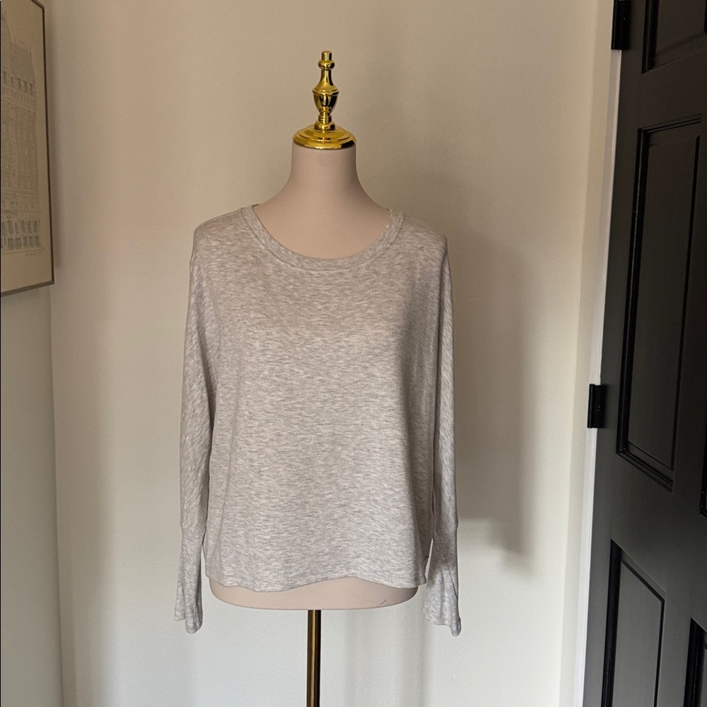 Calvin Klein Gray and Yellow Performance Top